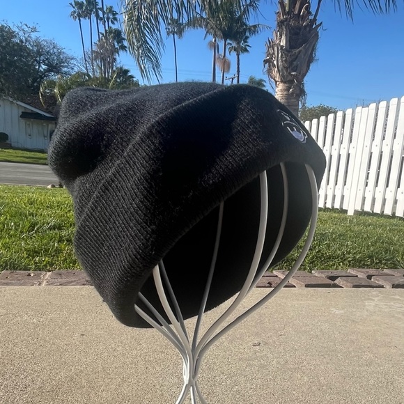 Black Knit Beanie - Picture 6 of 14